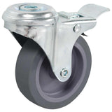 Vidaxl 24 st zwenkwielen met boutgaten 75 mm