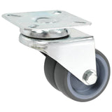 Vidaxl 32 st zwenkwielen dubbel 50 mm