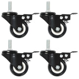 VidaXL Swivel Wielen 16 st with brakes 50 mm