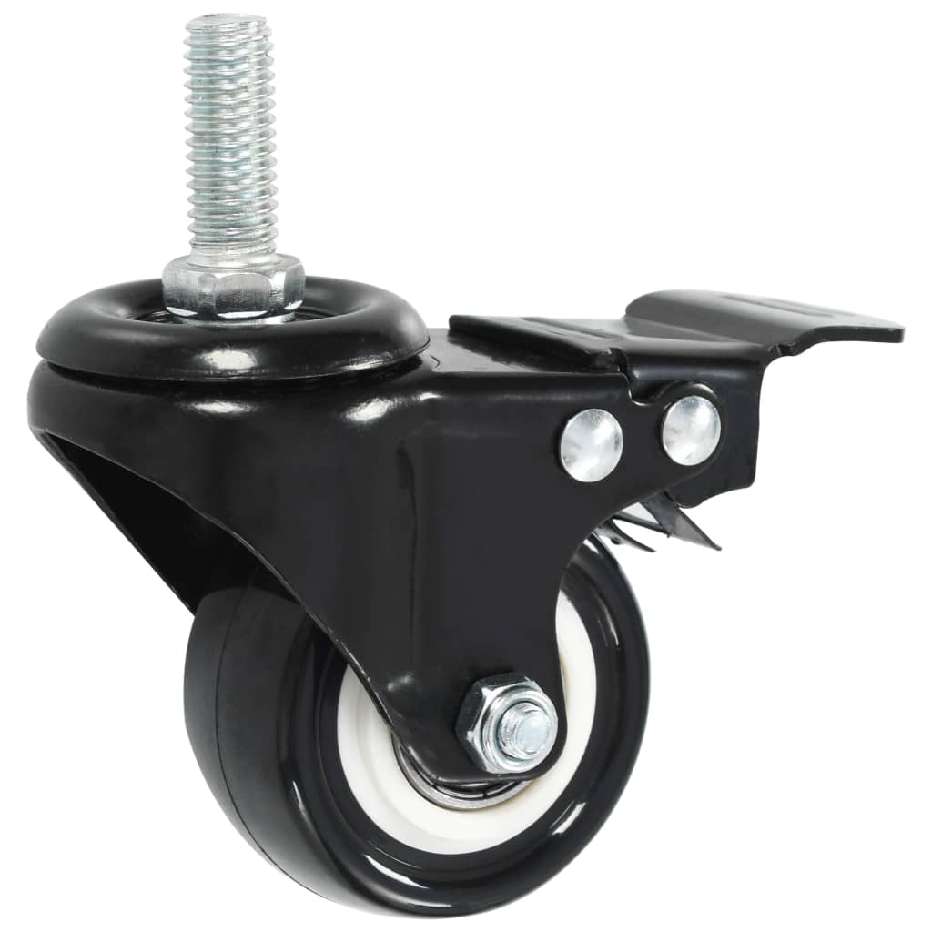 VidaXL Swivel Wielen 16 st with brakes 50 mm