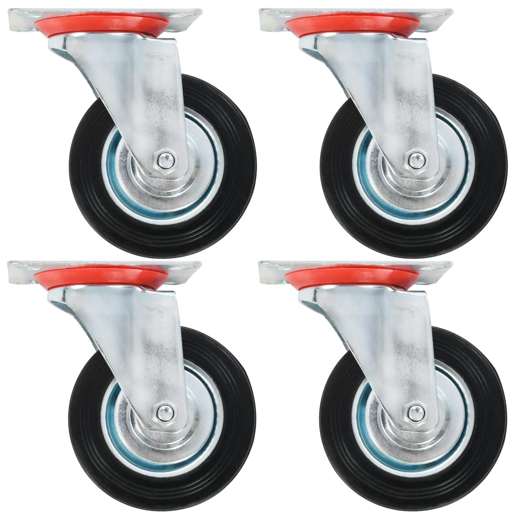 Vidaxl 24 ST swivel wheels 100 mm