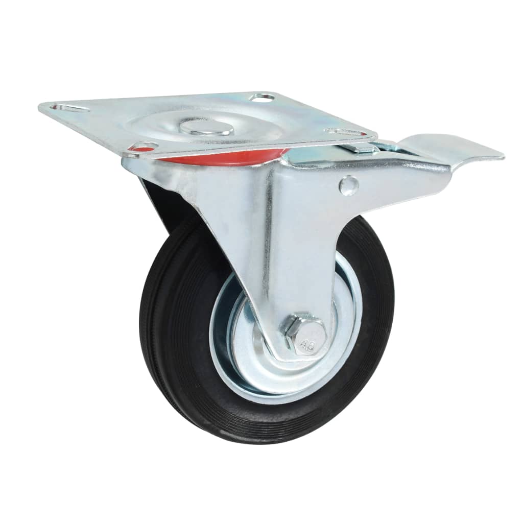 Vidaxl 16 St Swivel Wheels 100 mm