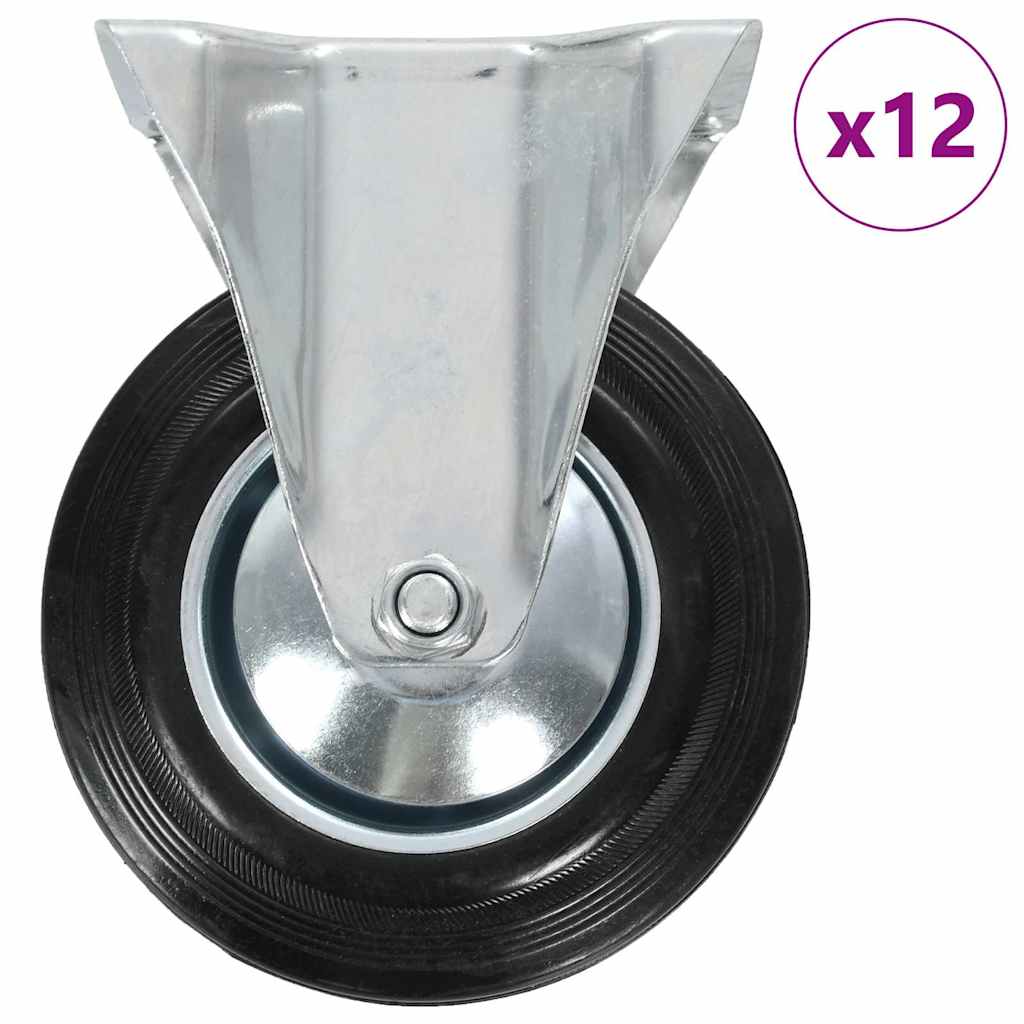 Vidaxl 12 st wielen vast 160 mm