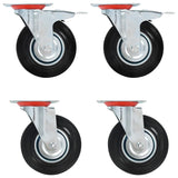 Vidaxl 12 st swivel wheels 125 mm