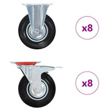 Vidaxl 16 st wielen 125 mm