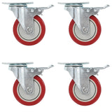 Vidaxl Swivel Wheels 8 St 100 mm