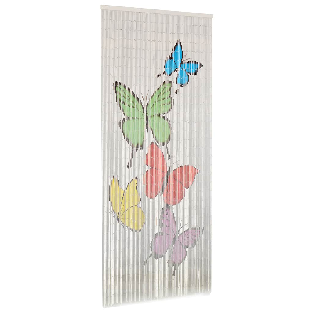 Vidaxl vliegengordijn 90x200 cm bamboe