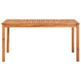 Vidaxl tuintafel 150x90x74 cm massief acaciahout