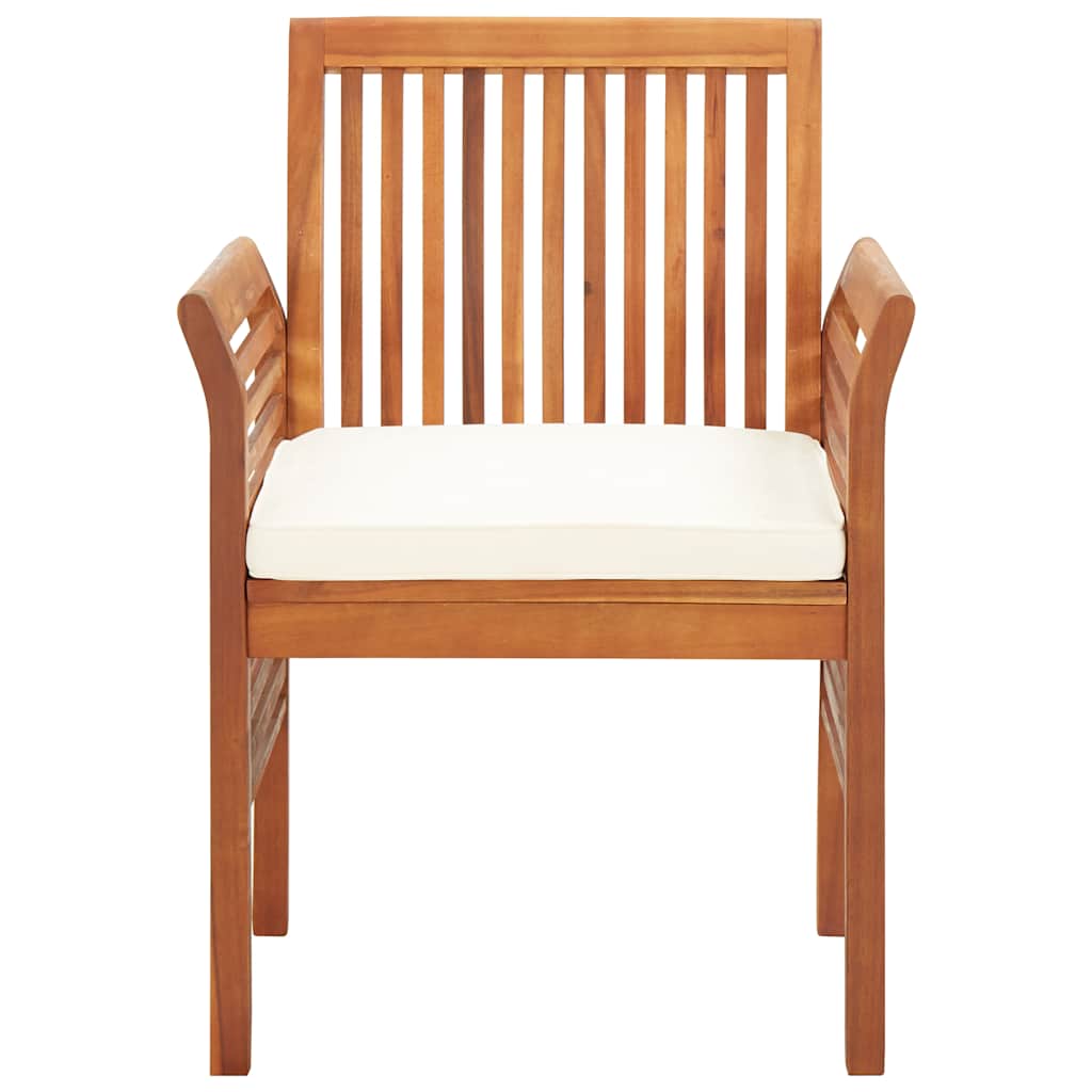 Vidaxl tuinstoelen 2 st met kussens massief acaciahout