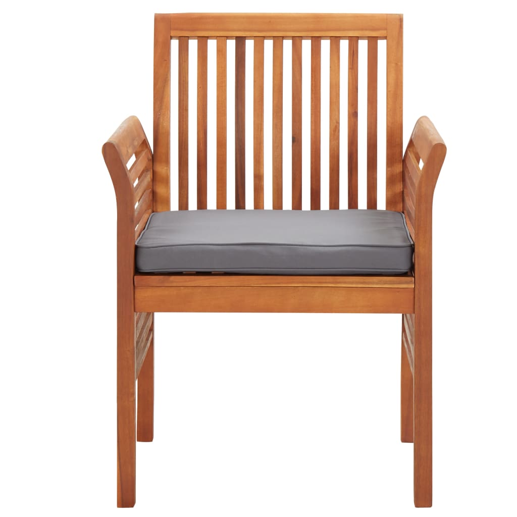 Vidaxl tuinstoelen 2 st met kussens massief acaciahout