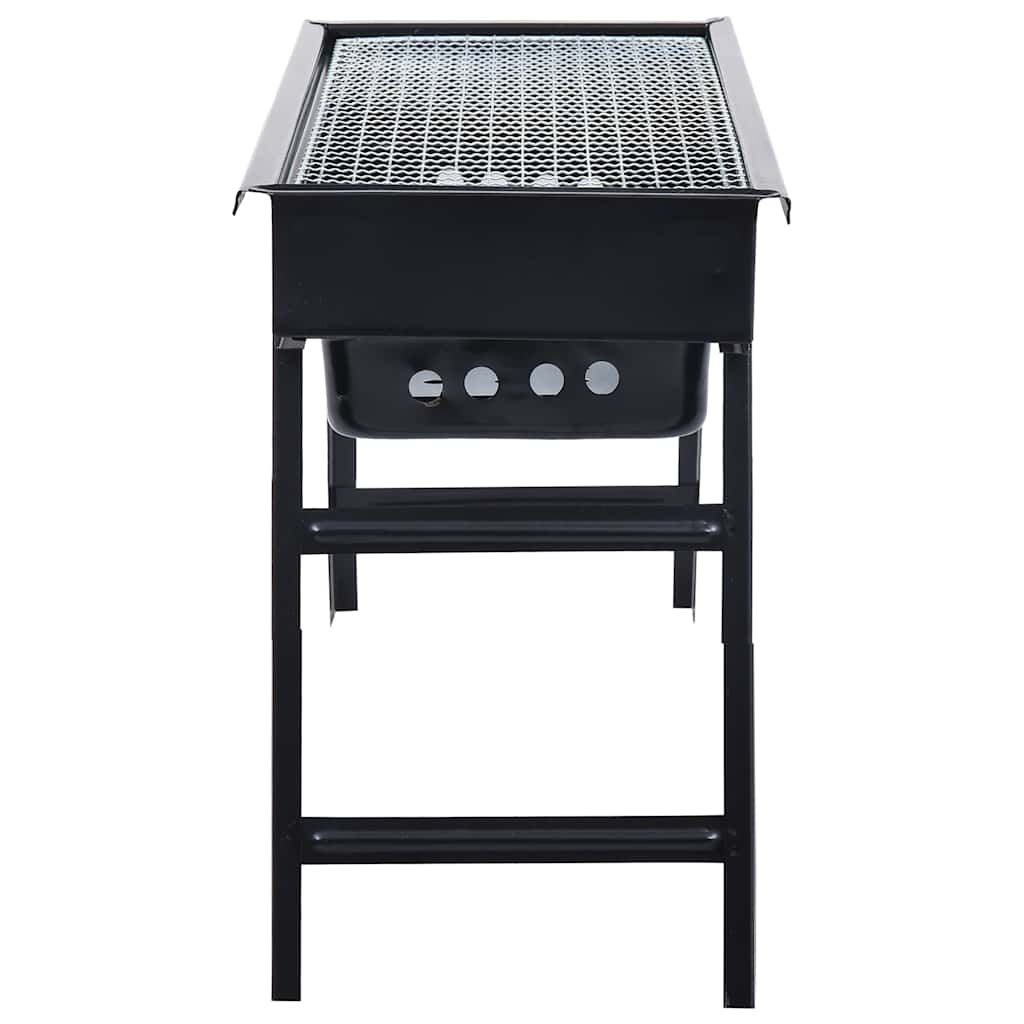 Vidaxl CampingBarbecue Portable 60x22.5x33 cm nerezová ocel