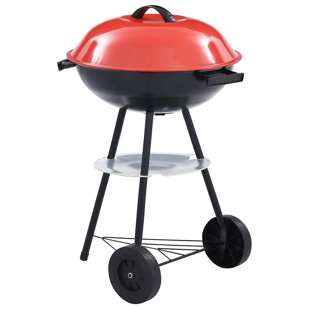 Vidaxl Bullet Barbecue Charcoal med hjul XXL 44 cm