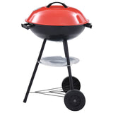 Vidaxl Bullet Barbecue Charcoal con ruote xxl 44 cm