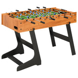 Vidaxl Football Table Plegable 121x61x80 cm marrón claro