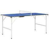 Vidaxl bordtennisbord med netto 5 fot 152x76x66 cm blå