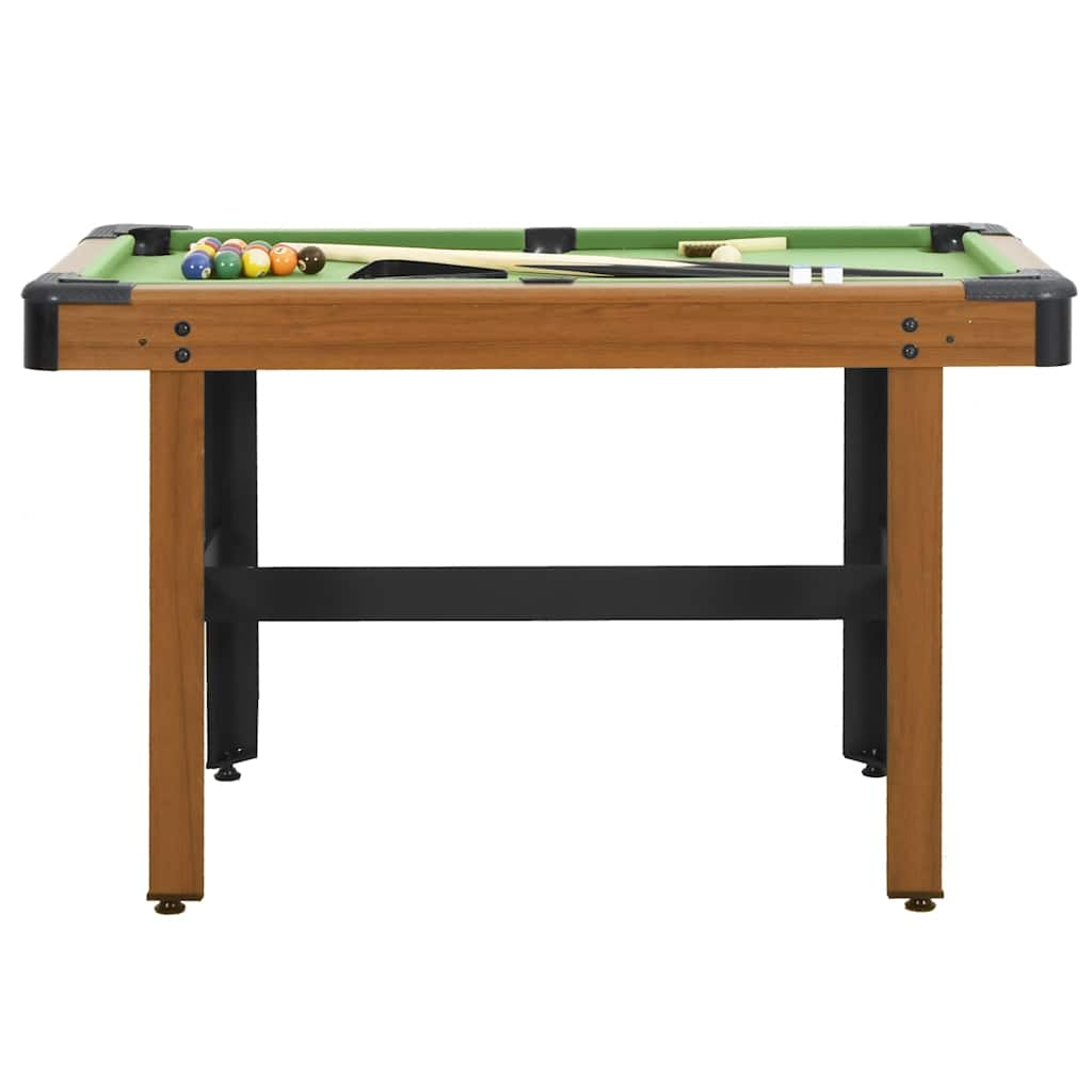 Vidaxl Billiards Tabulka 4 stopy 122x61x76 cm hnědá