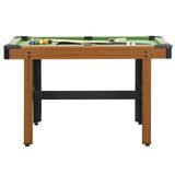 Vidaxl Billiards Tabell 4 fot 122x61x76 cm brun