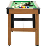 Vidaxl Billard Tabelle 4 Fuß 122x61x76 cm Braun