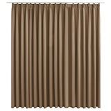 Vidaxl Curtain Blackout med kroge 290x245 cm taupe