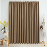 Vidaxl gardin blackout med kroker 290x245 cm taupe