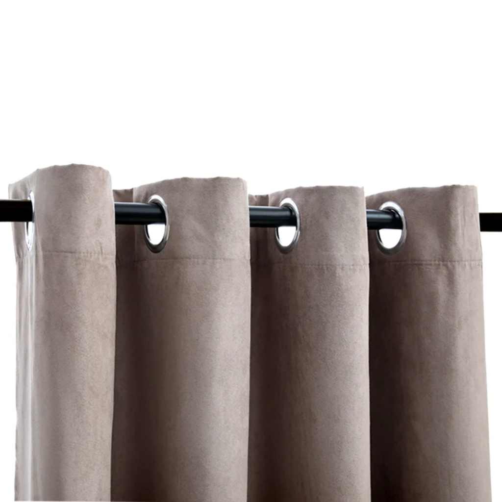 Vidaxl Rurta Verdammt mat Metall Rings 2 St. 140x22 cm Taupe