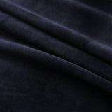 Vidaxl Curtain Blackout med ringe 290x245 cm Velvet Black