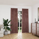 Vidaxl gordijnen verduisterend 2 st met haken 140x225 cm fluweel roze
