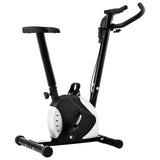 VidaXL exercise bike with tire resistance black