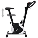 VidaXL exercise bike with tire resistance black