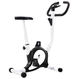 VidaXL exercise bike with tire resistance black