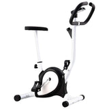 VidaXL exercise bike with tire resistance black