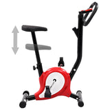 VidaXL exercise bike with tire resistance red