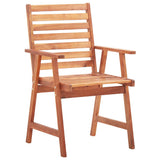 Vidaxl tuinstoelen 3 st massief acaciahout