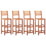 Vidaxl barstoelen 4 st massief acaciahout