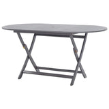 Vidaxl tuintafel inklapbaar 160x85x75 cm massief acaciahout