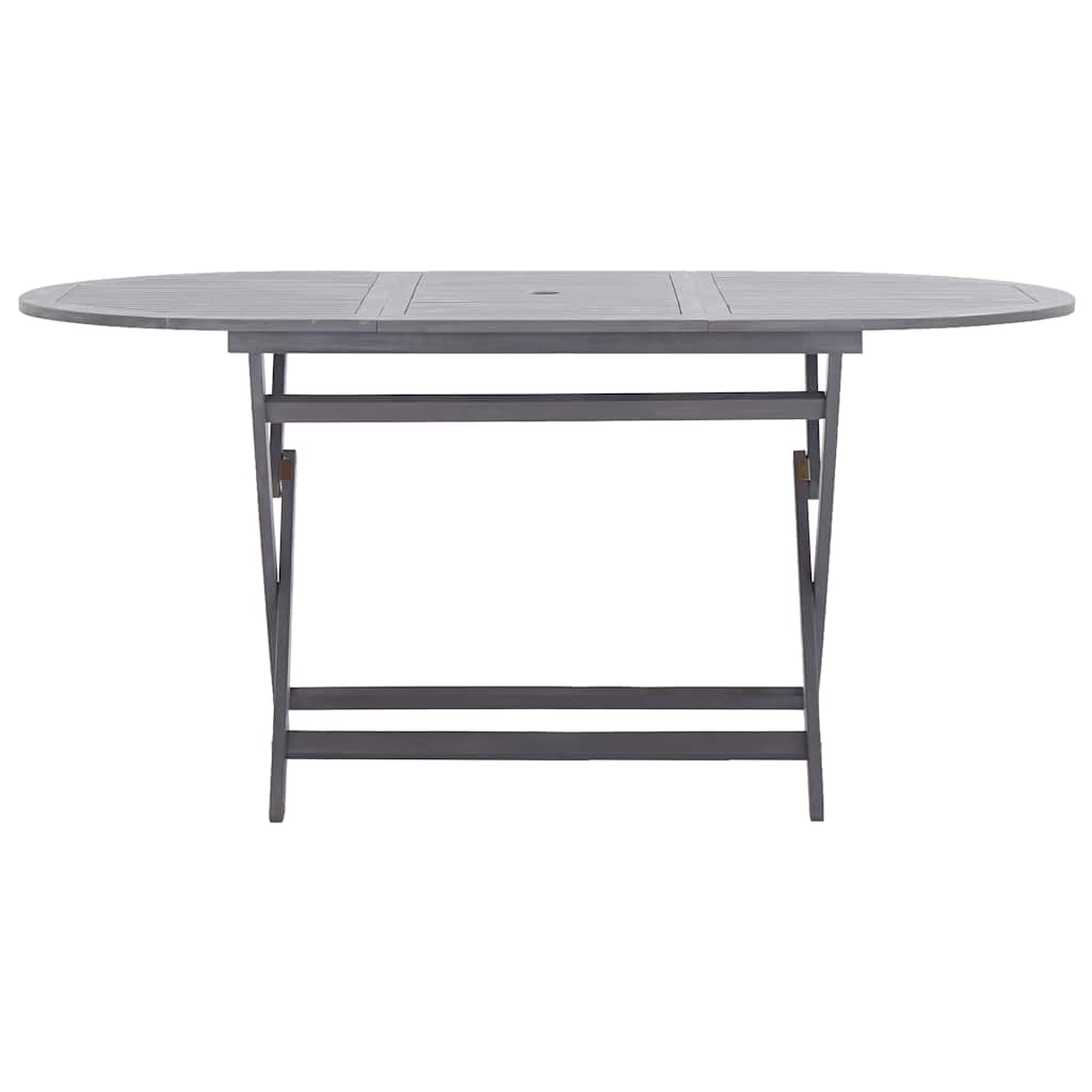 Vidaxl tuintafel inklapbaar 160x85x75 cm massief acaciahout