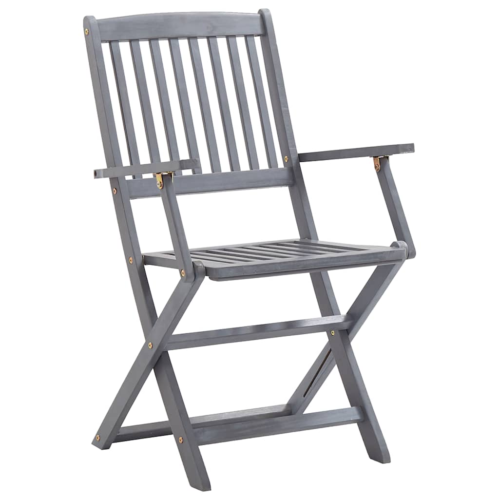 Vidaxl tuinstoelen inklapbaar 2 st massief acaciahout