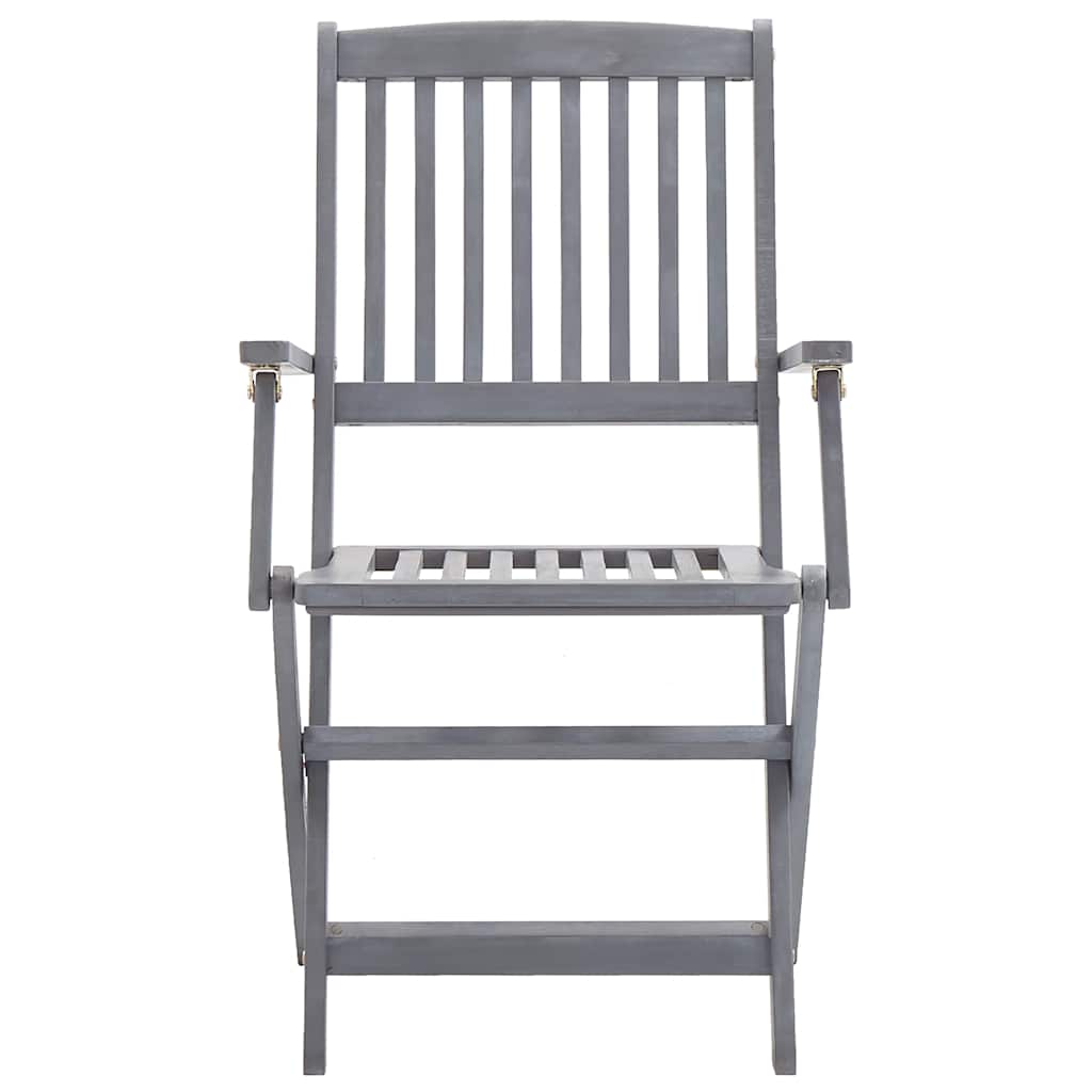 Vidaxl tuinstoelen inklapbaar 2 st massief acaciahout