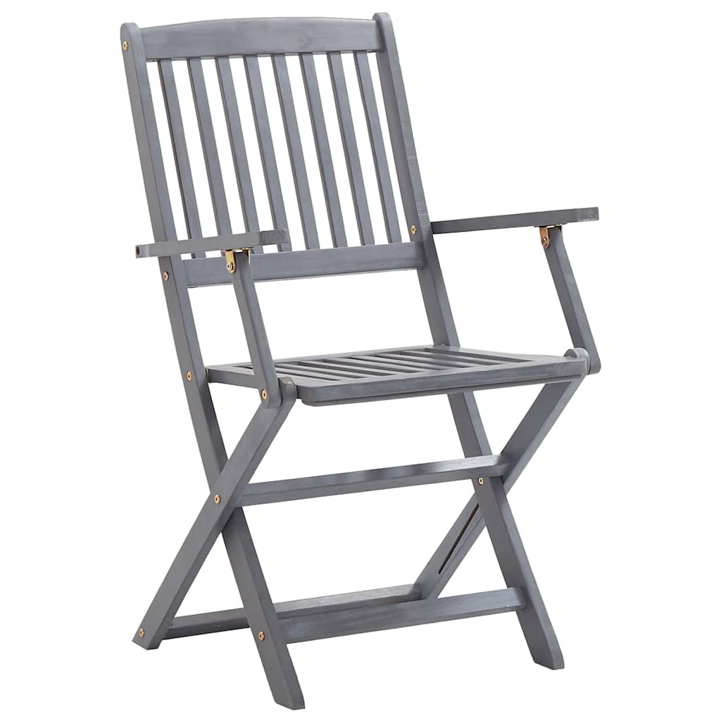 Vidaxl tuinstoelen inklapbaar 4 st massief acaciahout