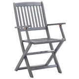 Vidaxl tuinstoelen inklapbaar 4 st massief acaciahout
