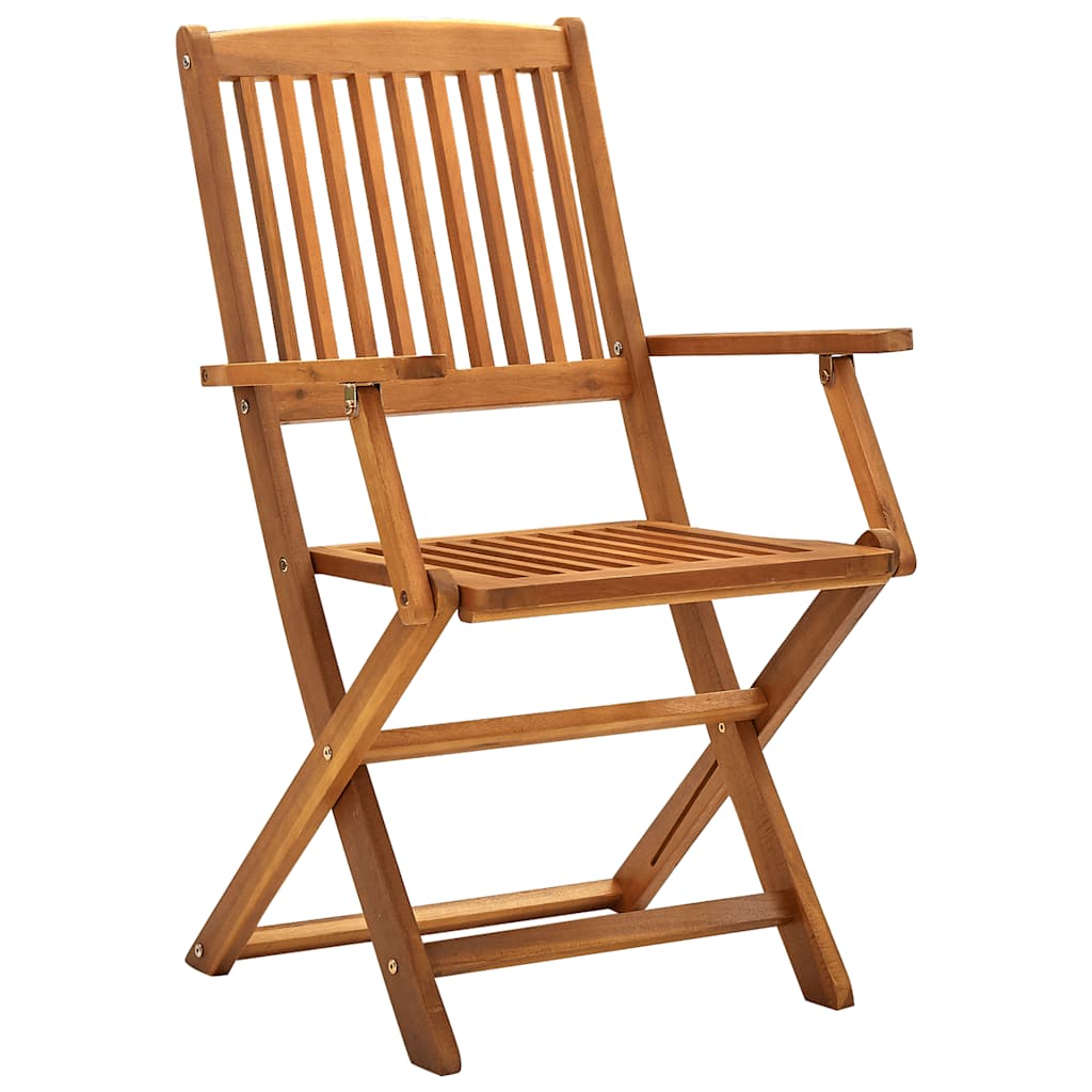 Vidaxl tuinstoelen inklapbaar 4 st massief acaciahout