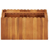 Vidaxl plantenbak verhoogd 50x30x25 cm massief acaciahout