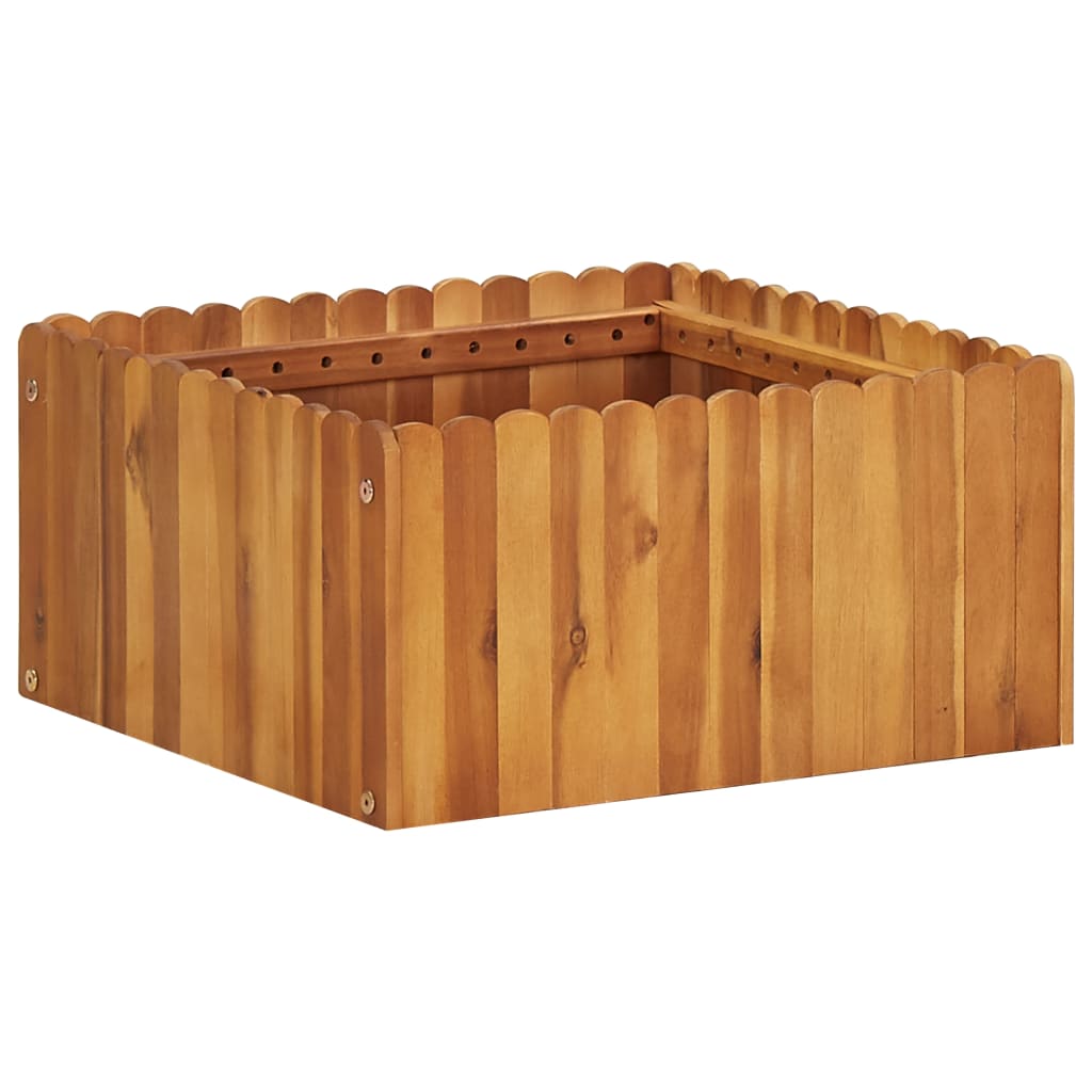 Vidaxl Planning box raised 50x50x25 cm Solid Acaciahout