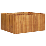 VidaXL Planter raised 100x100x50 cm Solid Acaciahout