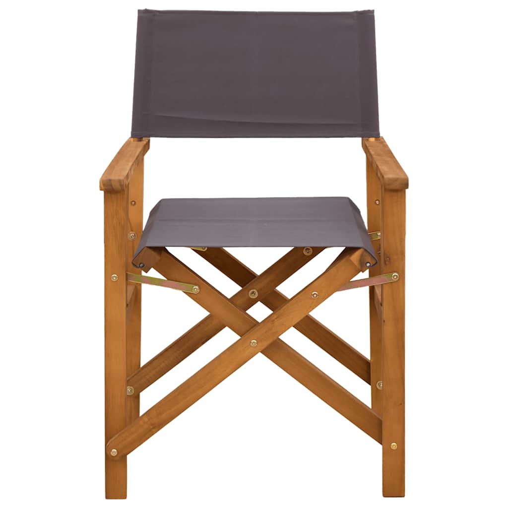 Vidaxl regisseursstoelen 2 st massief acaciahout