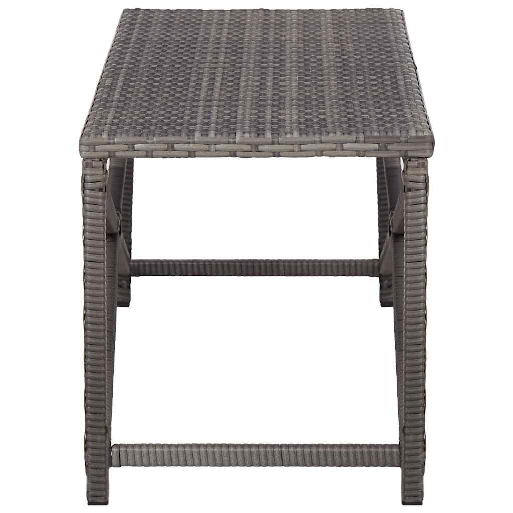 Vidaxl tuinbank 120 cm poly rattan grijs