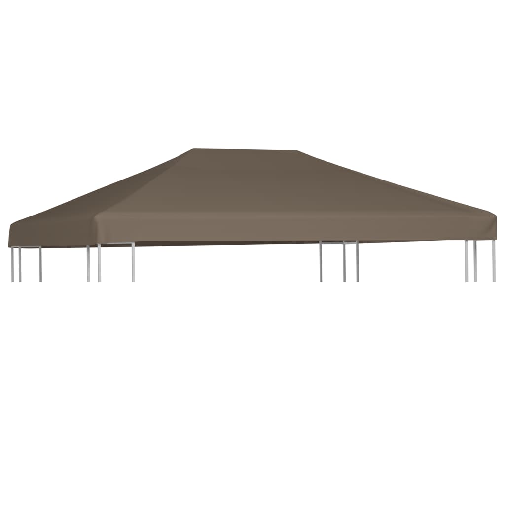 Vidaxl prieeldak 310 g m² 3x4 m taupe