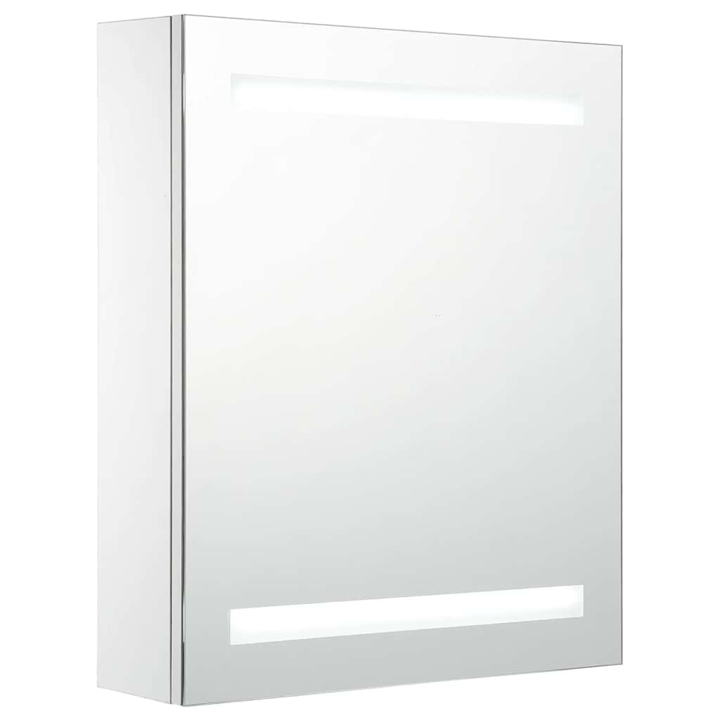 Vidaxl badkamerkast met spiegel en led 50x13,5x60 cm