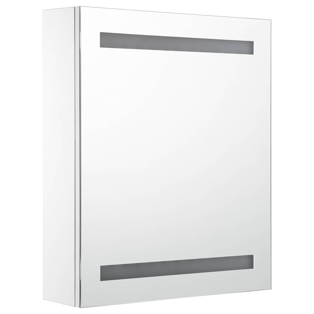 Vidaxl badkamerkast met spiegel en led 50x13,5x60 cm