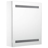 Vidaxl badkamerkast met spiegel en led 50x13,5x60 cm